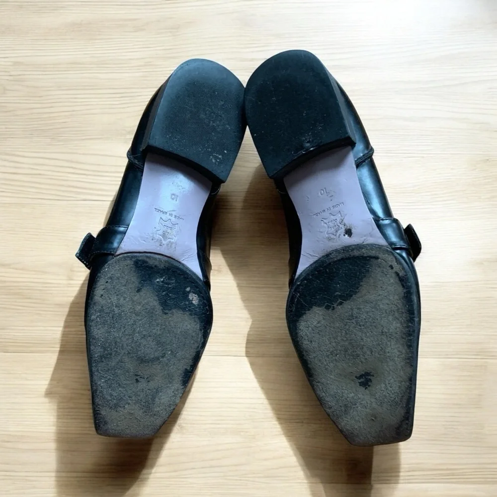 Kenneth Cole Black Leather Women’s Loafer Shoes - Picture 4 of 6